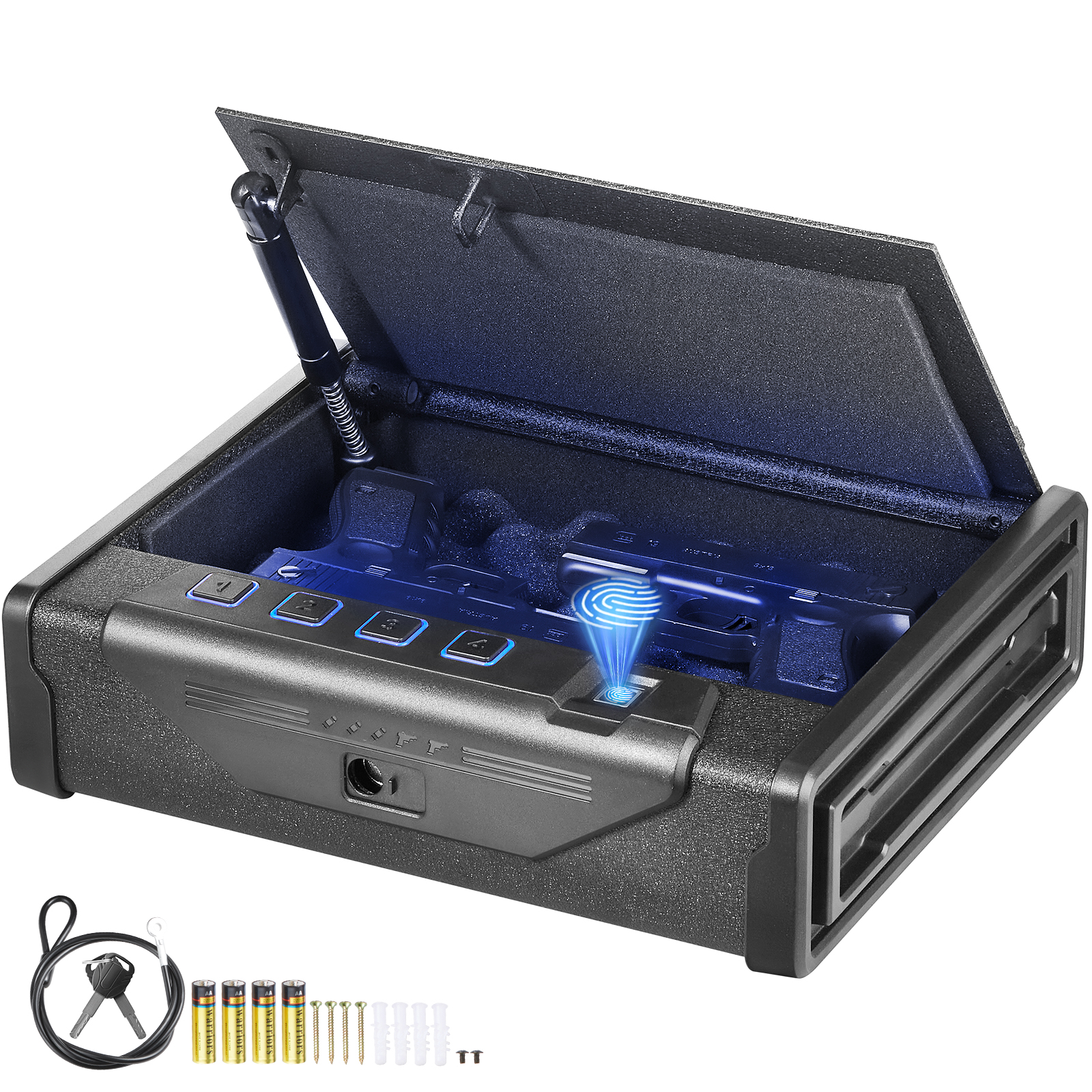 Travel Access - VEVOR Gun Safe Q235 Steel Pistol
