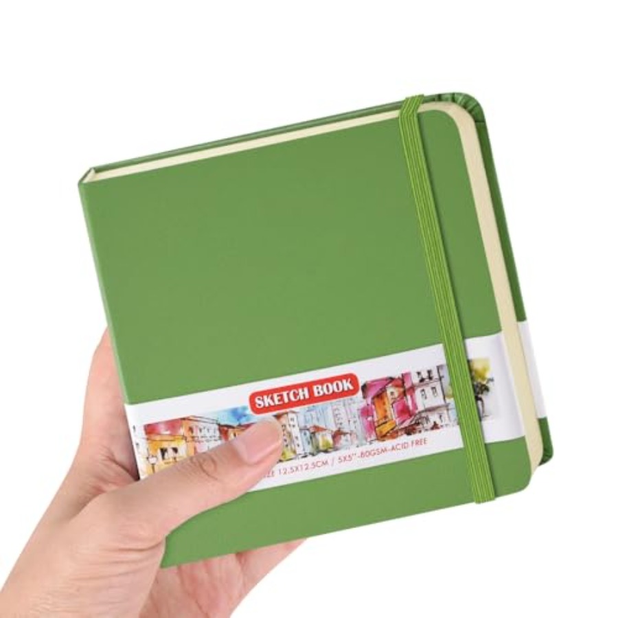 Travel Notebook Journal - Square 5x5 inches 80gsm 96sheets/192 Pages