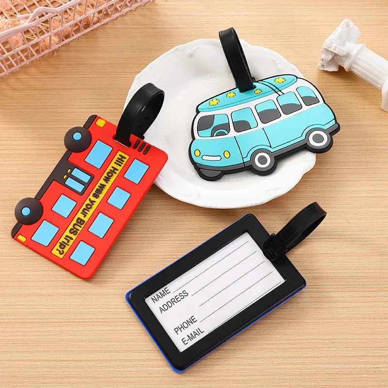 Travel Access - Cute Cartoon Cars PVC Silicone Luggage