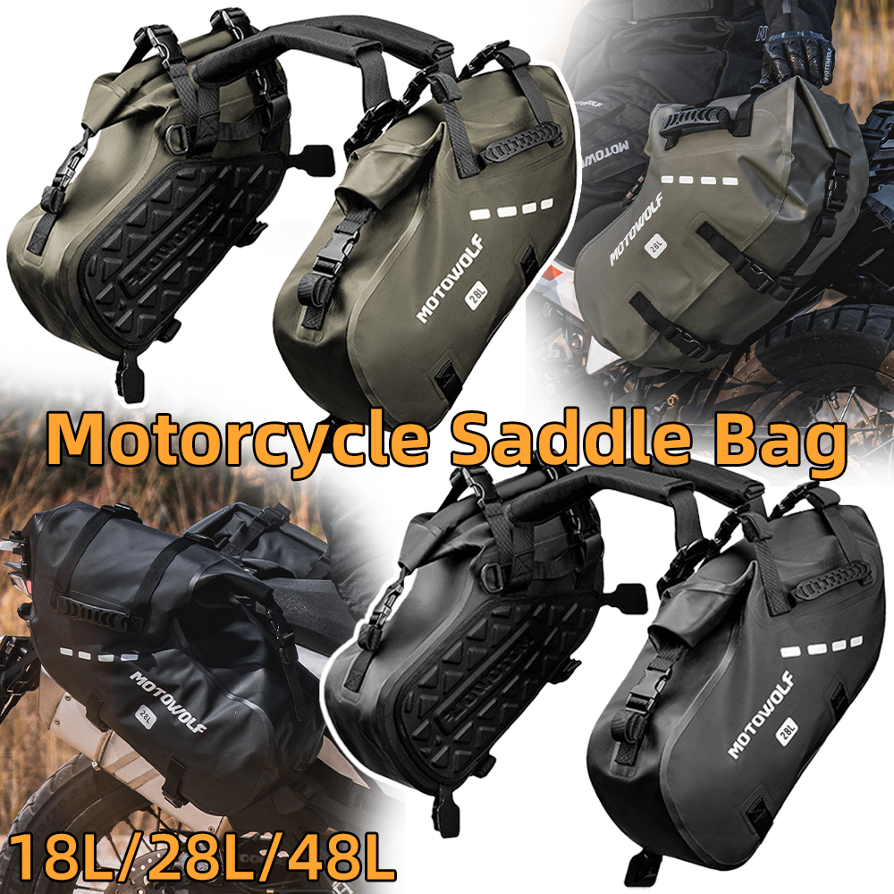 It Travel Accessories - Waterproof Motorcycle Saddle Bags 18L 28L