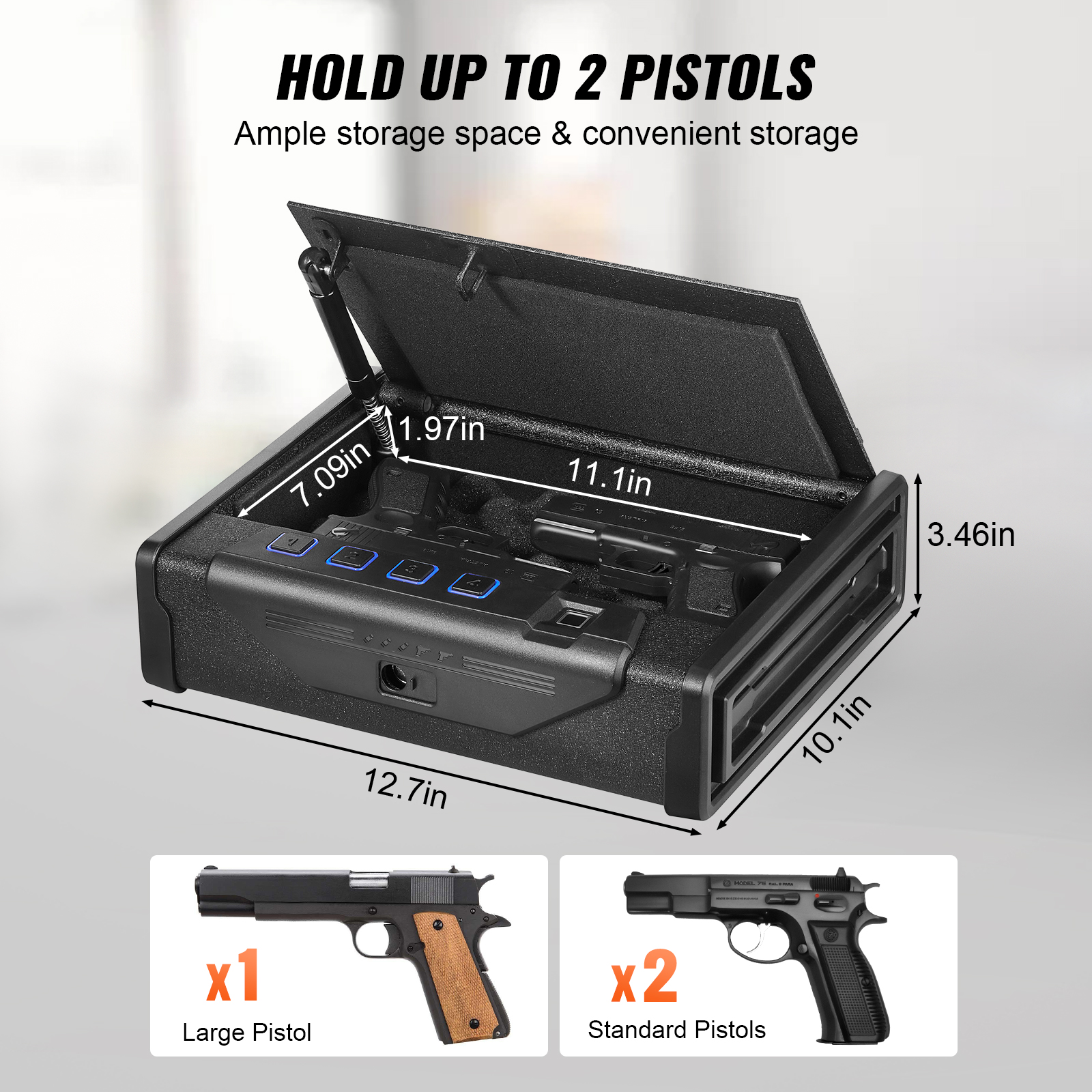 VEVOR Gun Safe Q235 Steel Pist – обзор и цена Travel Access
