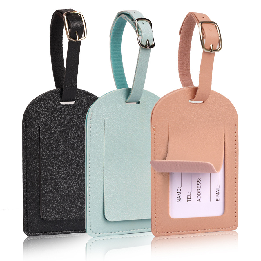 Women Men Luggage Tags PU Leat – обзор и цена Travel Access
