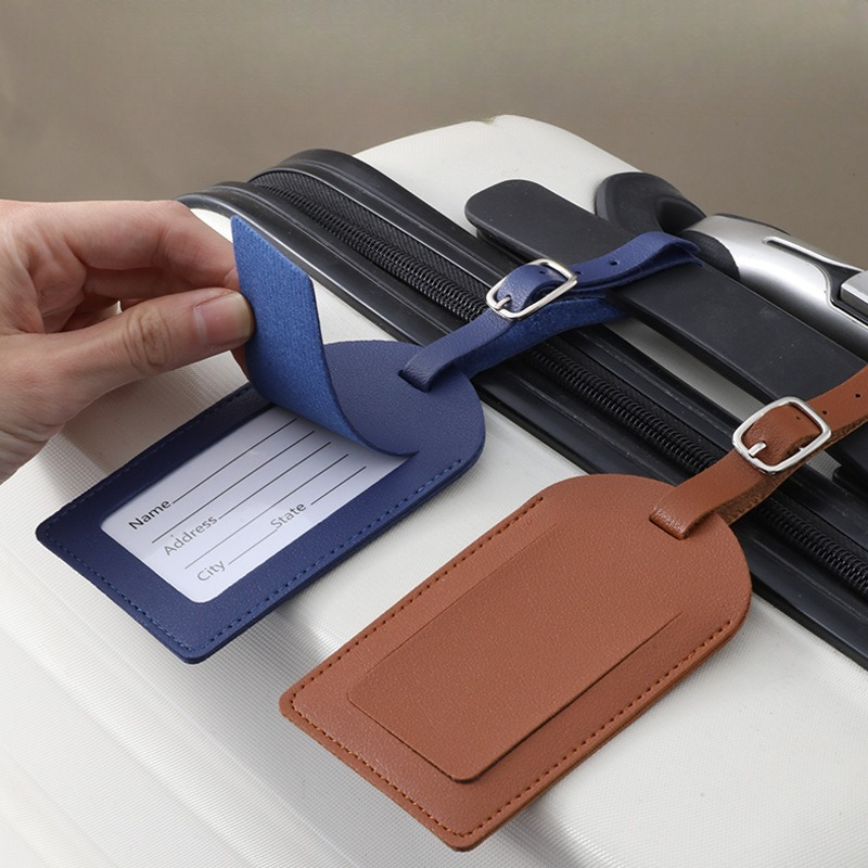 Women Men Luggage Tags PU Leat – обзор и цена Travel Access