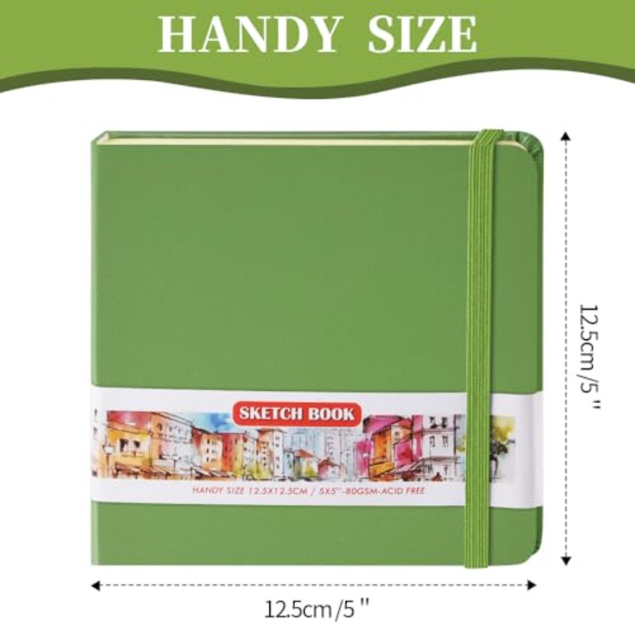 Square 5x5 inches 80gsm 96shee – обзор и цена Travel Notebook Journal