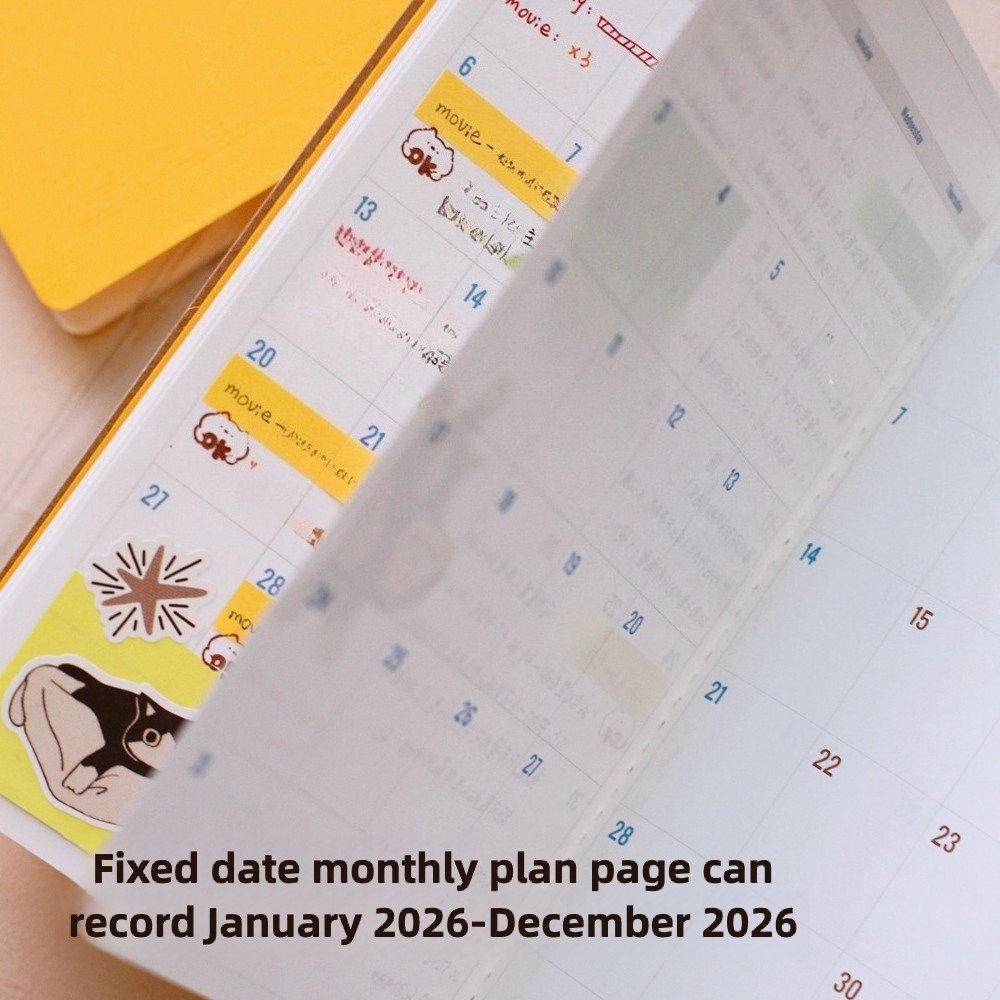 2026 Annual Calendar Plan Sche – обзор и цена Travel Notebook Journal