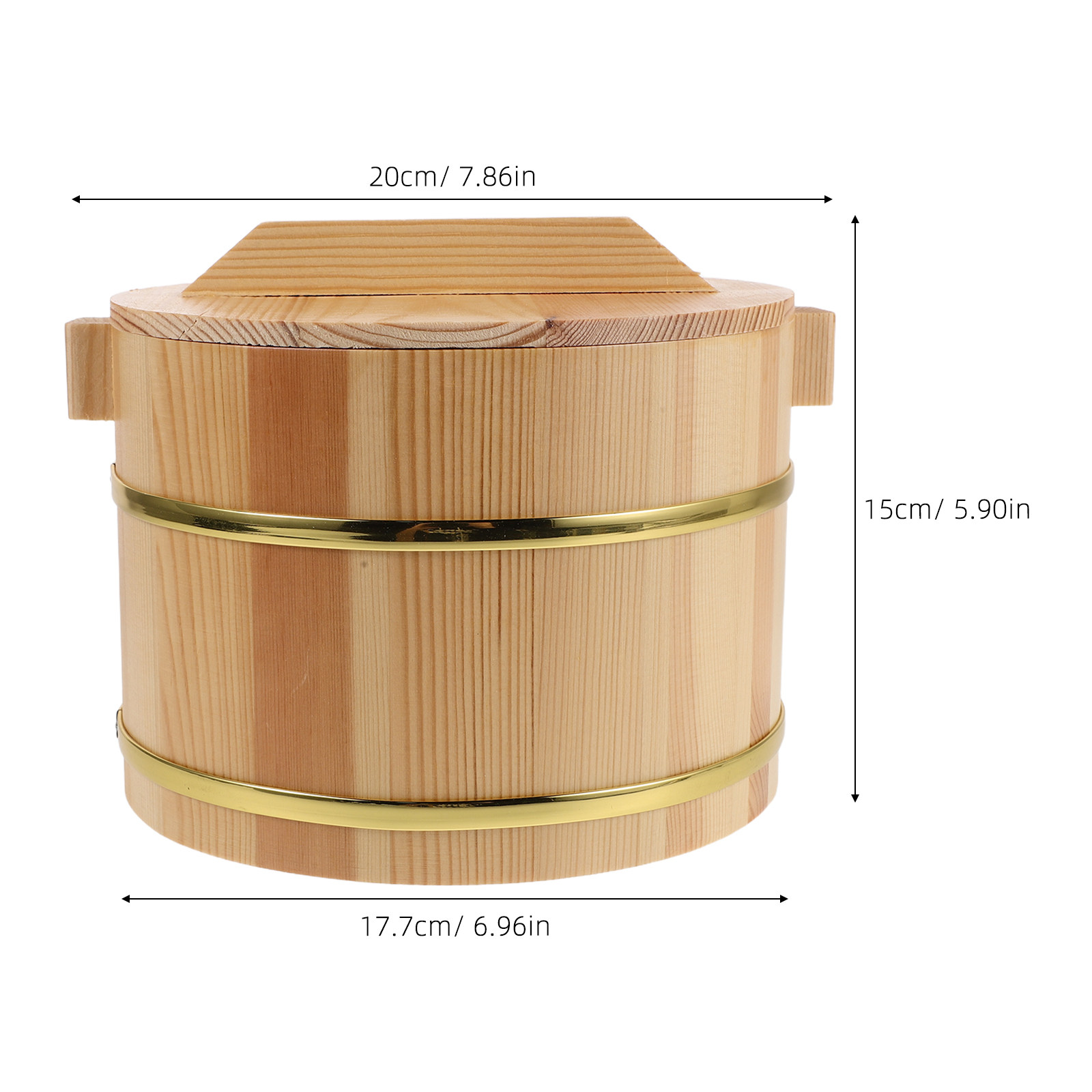 Wooden Bath Salt Container wit – обзор и цена Travel Access