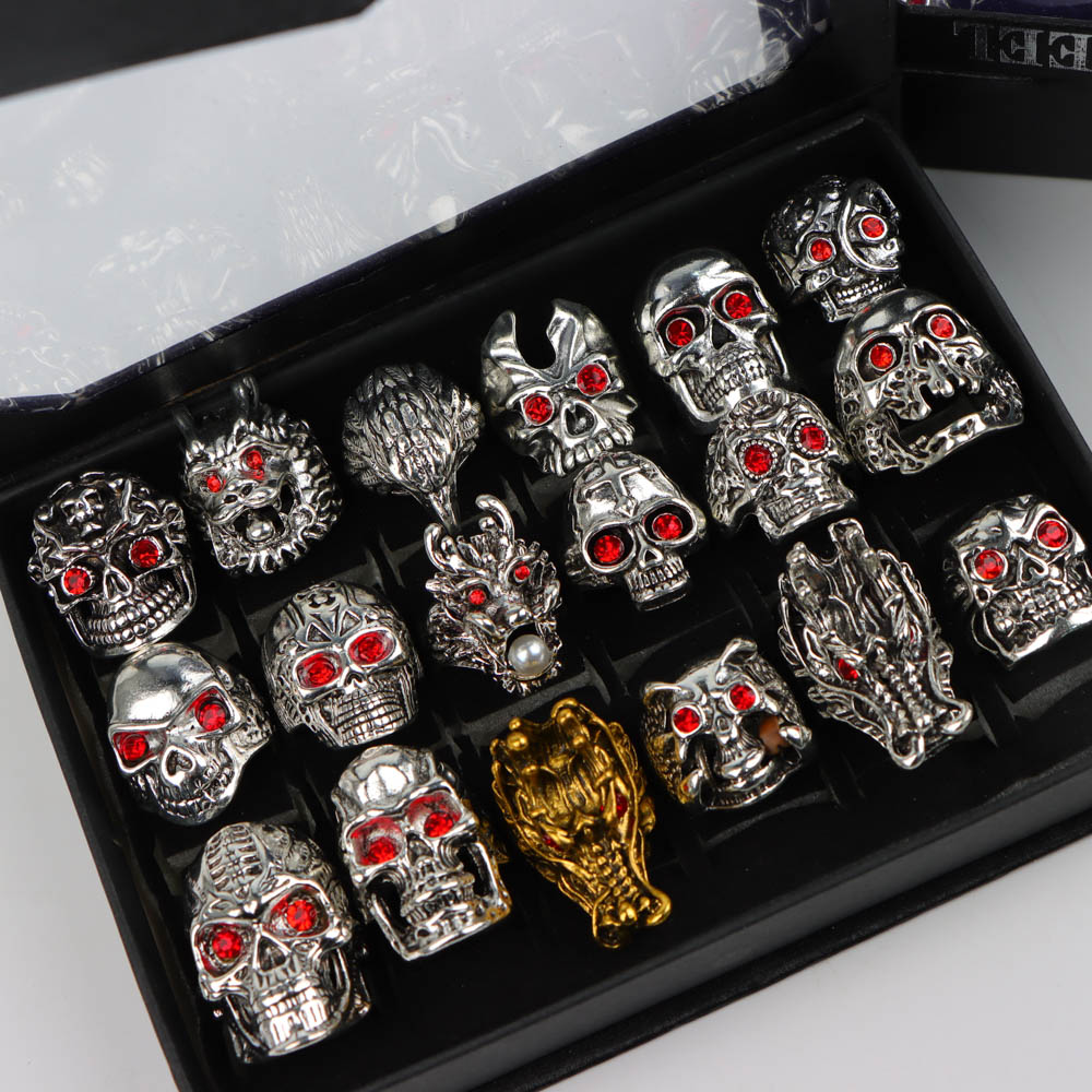 10Pcs/Lot Retro Punk Style Red – обзор и цена Travel Accessories Gifts For Men