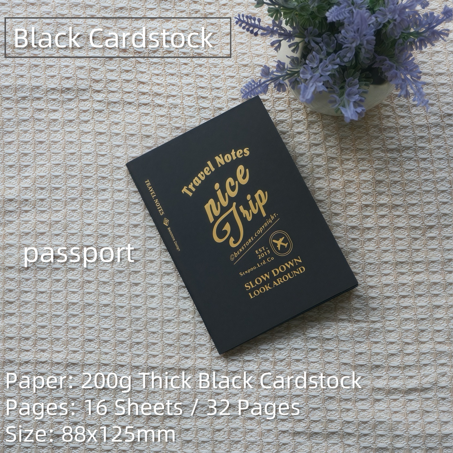 Fromthenon Durable Thicken Sta – обзор и цена Travel Notebook Journal