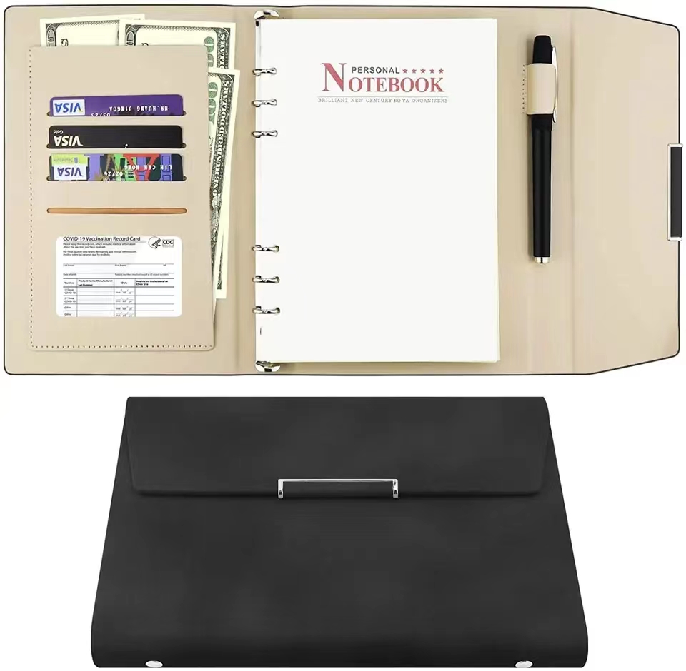 New Binder Notebook Pu Leather – обзор и цена Travel Notebook Journal