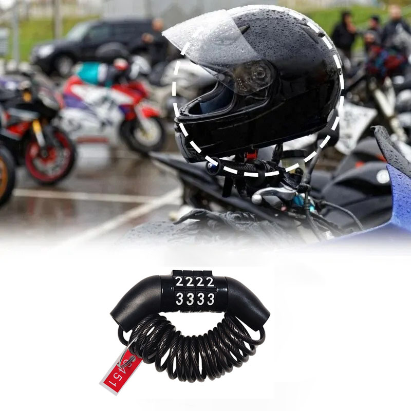 Motorcycle Bicycle Anti-Theft  – обзор и цена Cable Lock Combination