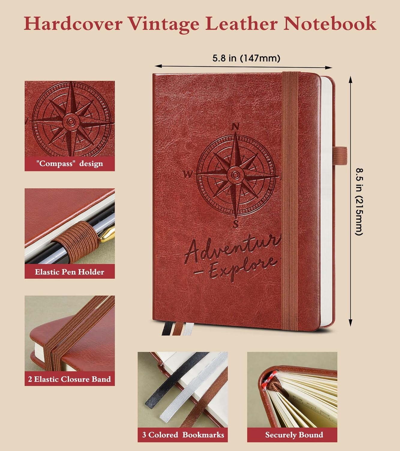 Blank Journal Notebook A5 Hard – обзор и цена Travel Notebook Journal