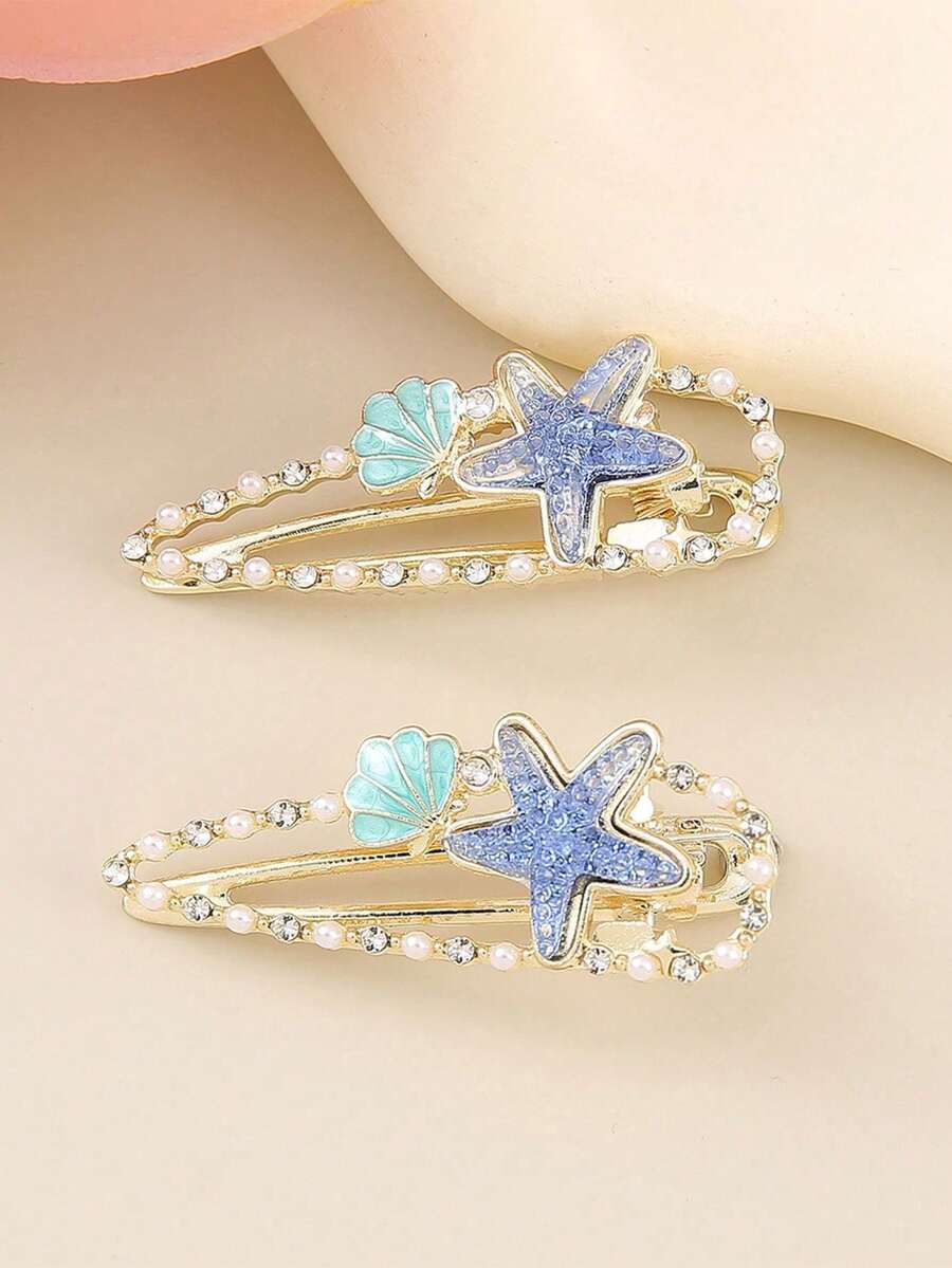 1pc Cute Starfish Hair Clip, B – обзор и цена Travel Access