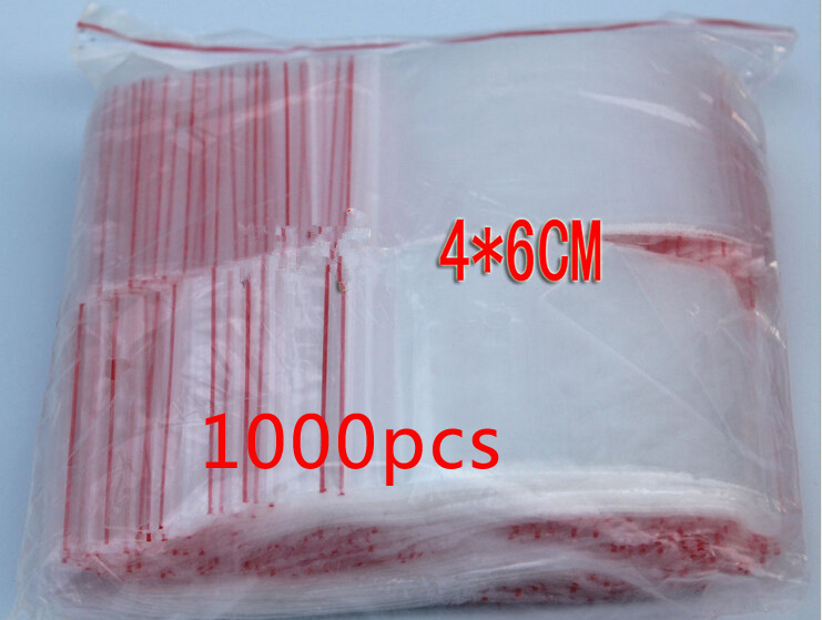 1000pcs 4x6cm pe transparent t – обзор и цена Travel Ziplock Bags