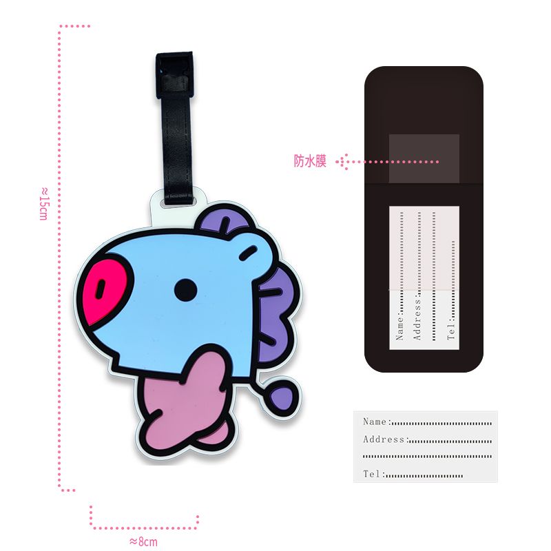 BT21 cartoon cute keychain Kaw – обзор и цена It Travel Accessories