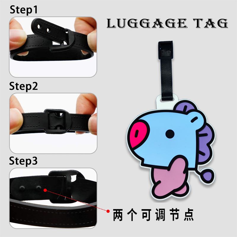 BT21 cartoon cute keychain Kaw – обзор и цена It Travel Accessories