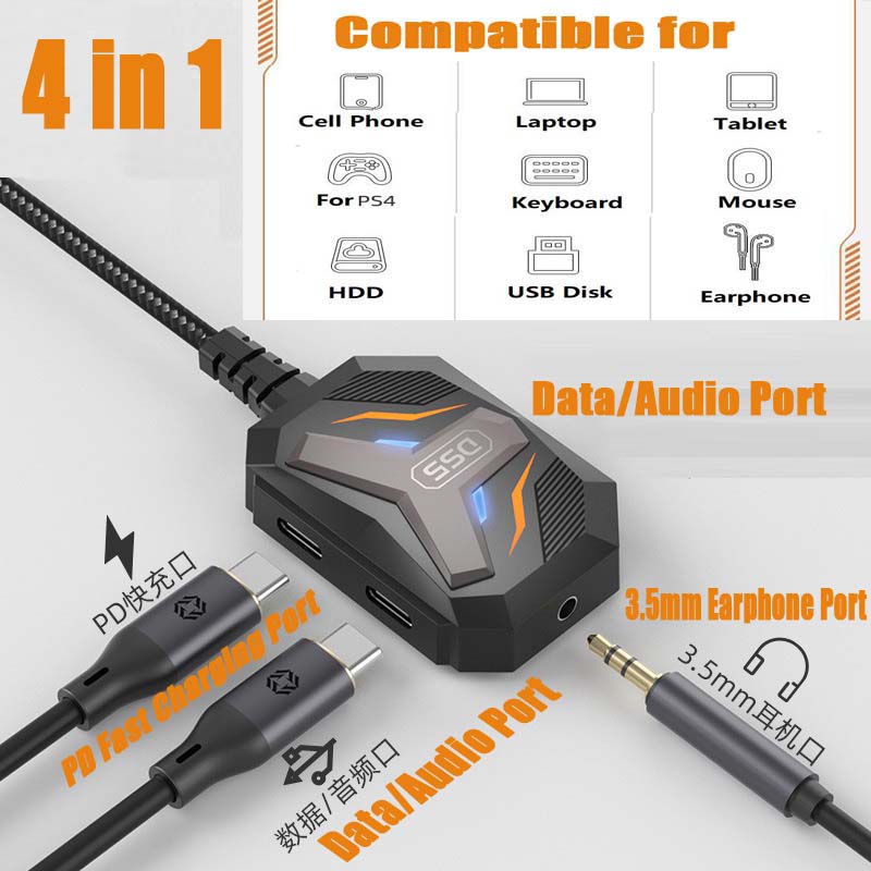 Type C Splitter USB C to 3.5mm – обзор и цена Cable Lock Combination
