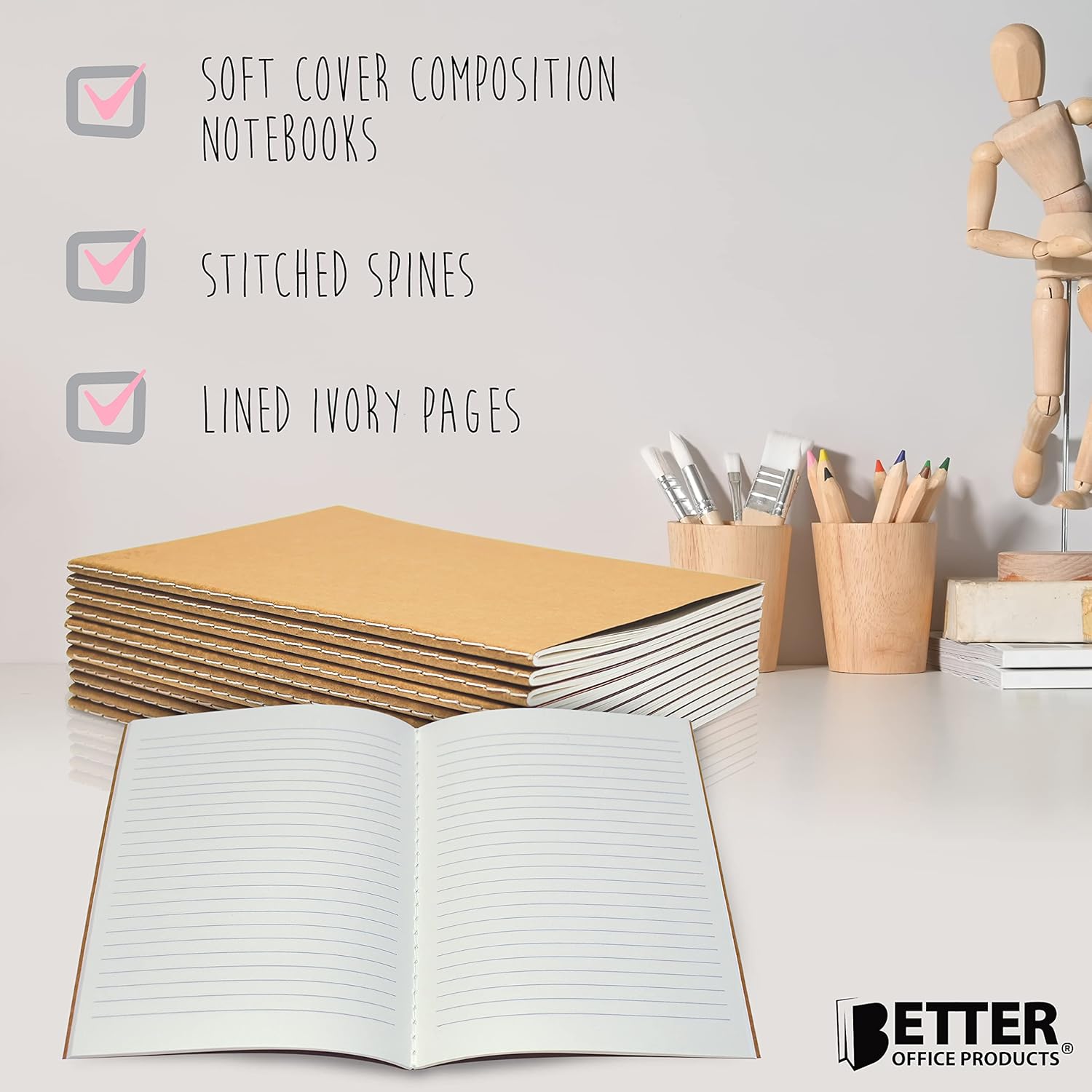 Kraft Notebooks 12 Pack, A5 Li – обзор и цена Travel Notebook Journal