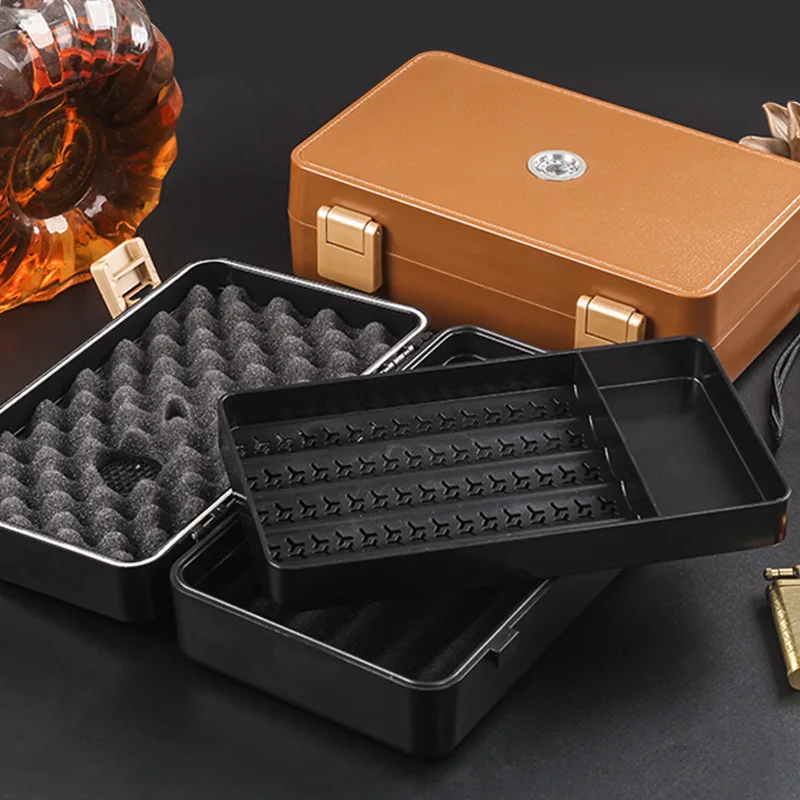 10pcs ABS Humidor Cigar Box Tr – обзор и цена Travel Accessories Gifts For Men