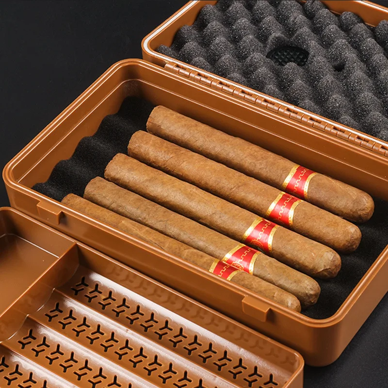 10pcs ABS Humidor Cigar Box Tr – обзор и цена Travel Accessories Gifts For Men