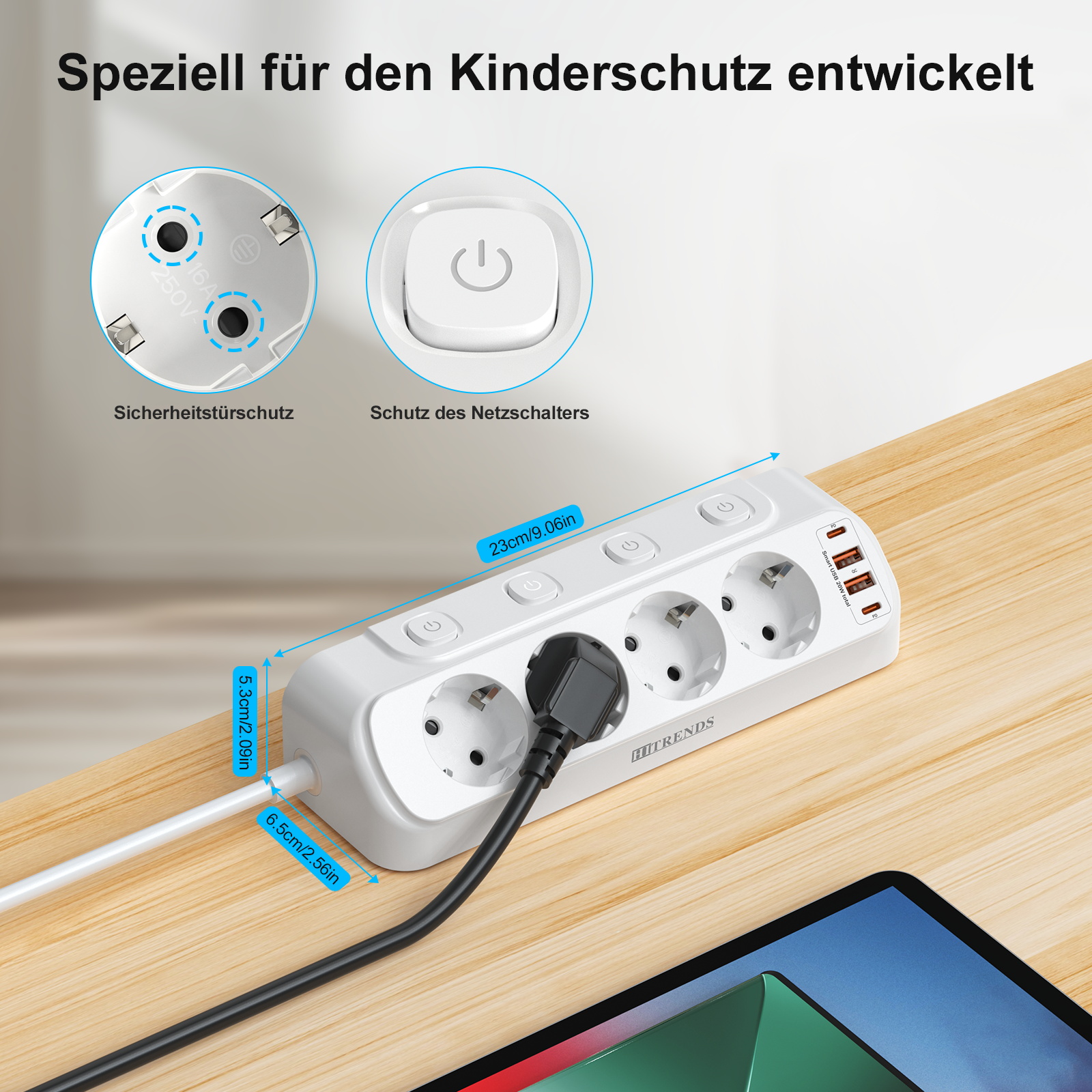 Eu plug Multi-function power b – обзор и цена Cable Lock Combination
