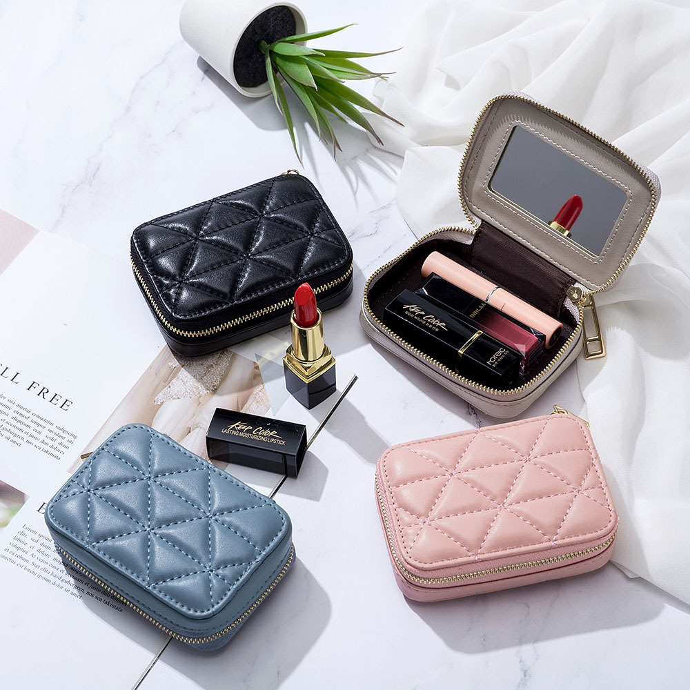 New PU Lipsticks Storage Bag W – обзор и цена Travel Ziplock Bags
