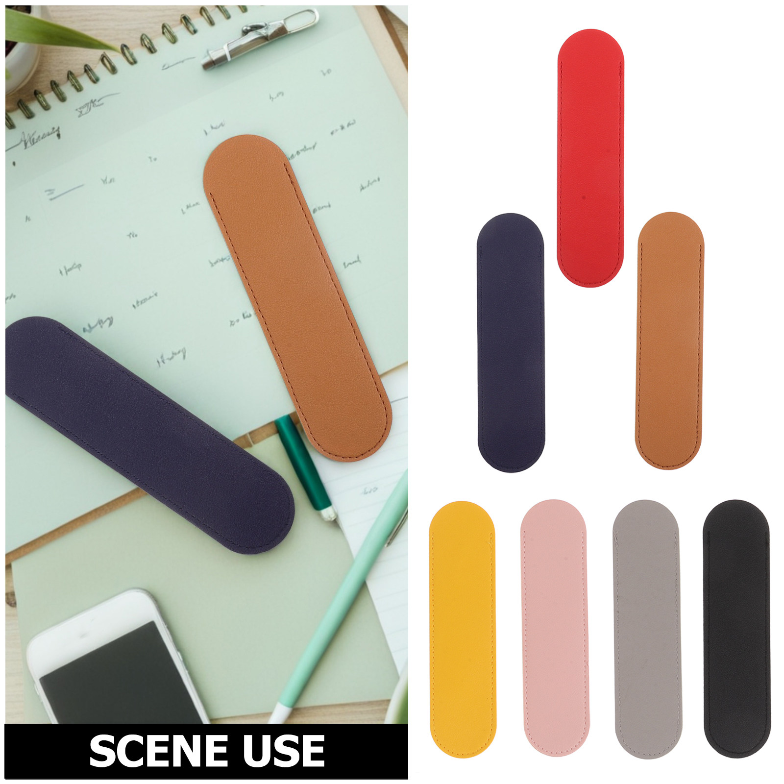 14Pcs Pen Sleeve PU Thickened  – обзор и цена Travel Notebook Journal